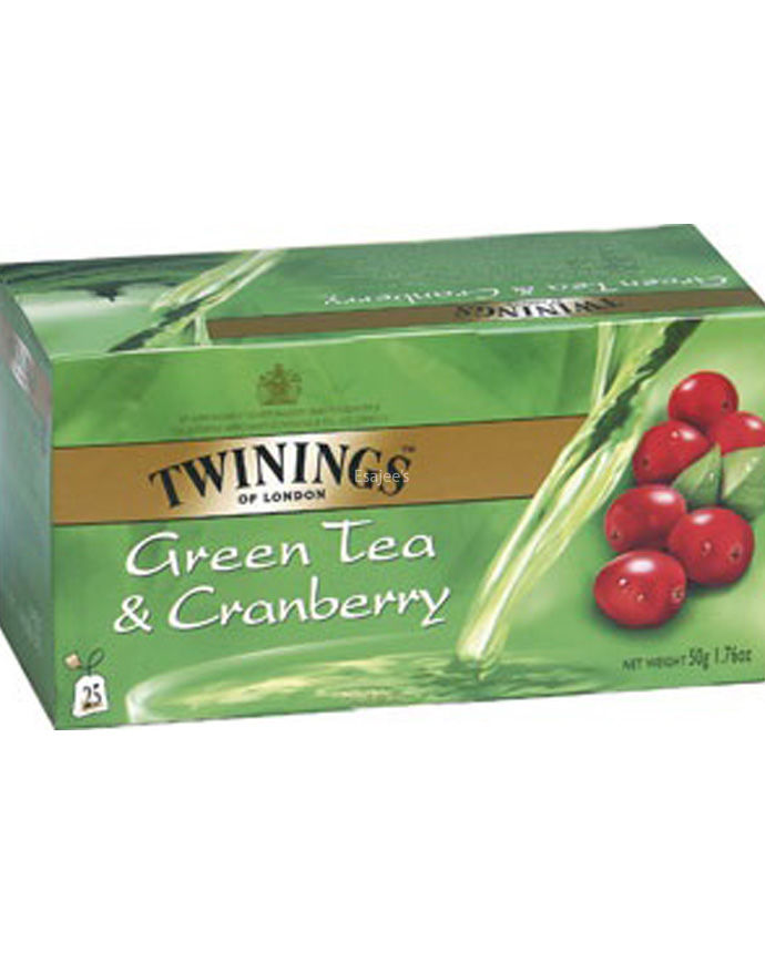 Twinings Green Tea Cranberry Herbata 25szt 40g