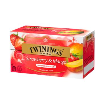 Twinings Strawberry Mango Herbata 25szt 50g