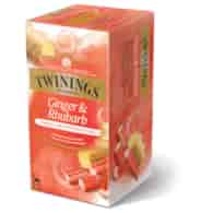Twinings Ginger Rhubarb Herbata 25szt 50g