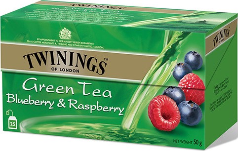 Twinings Green Bluberry Raspberry Herba 25szt 40g