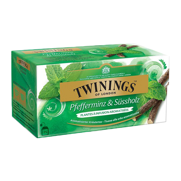 Twinings Pfefferminz Sussholz Herbata 25szt 50g