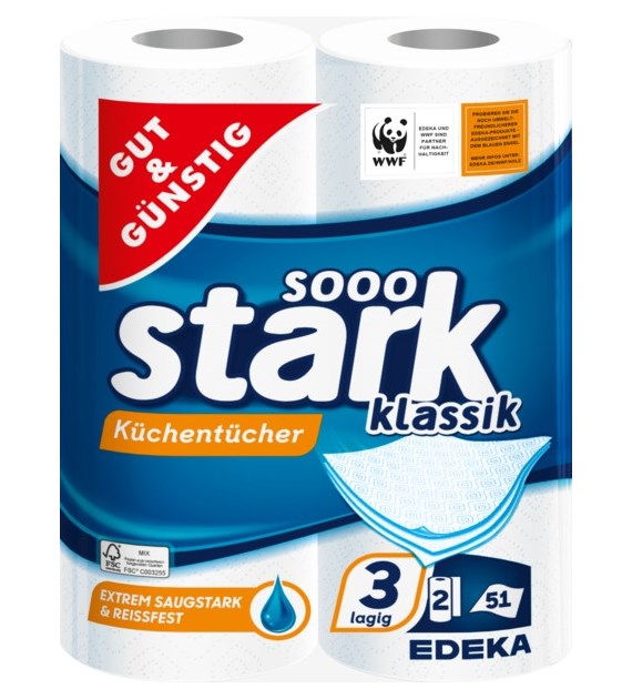 G&G Sooo Stark Klassik 3Lag Ręczniki Papier 2szt