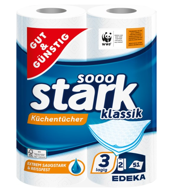 G&G Sooo Stark Klassik 3Lag Ręczniki Papier 2szt