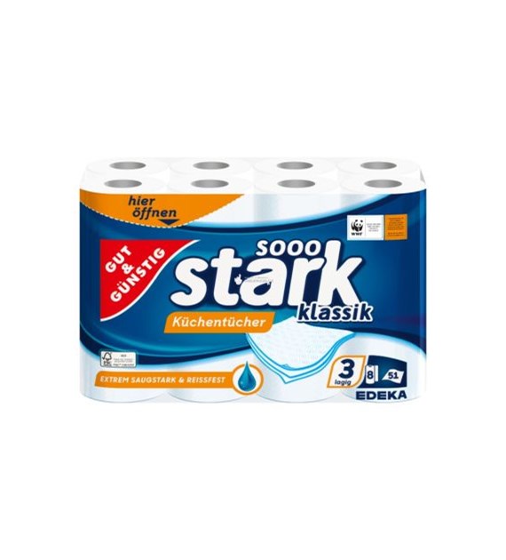 G&G Sooo Stark Klassik 3Lag Ręczniki Papier 8szt