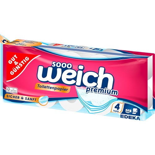 G&G Sooo Weich Premium 4Lag Papier Toaletowy 10szt