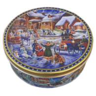JB Winter Village Ciastka Puszka 400g
