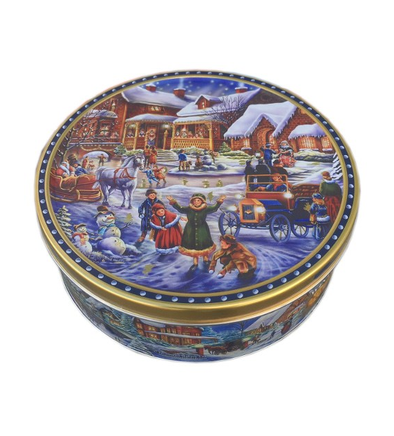 JB Winter Village Ciastka Puszka 400g