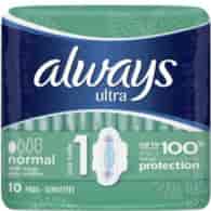 Always Ultra Normal Taille Serviett Podpaski 10szt