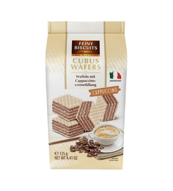 Feine Biscuits Cubus Wafers Cappuccino Wafle 125g