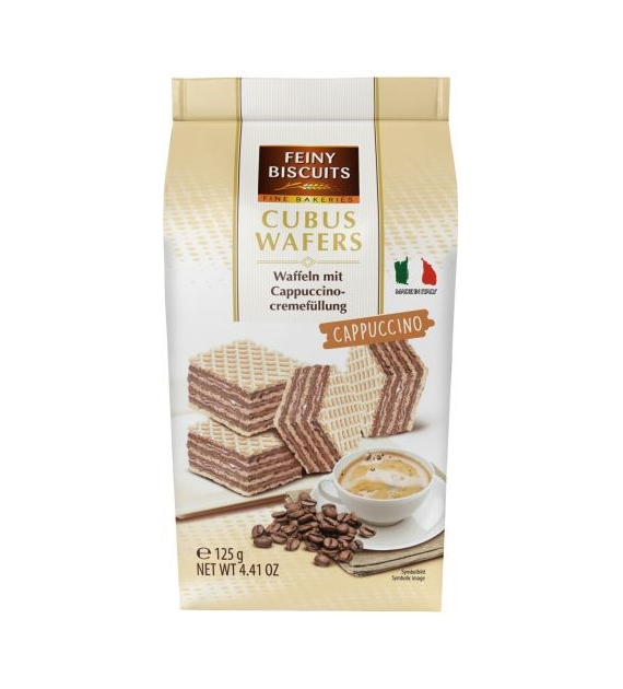 Feine Biscuits Cubus Wafers Cappuccino Wafle 125g