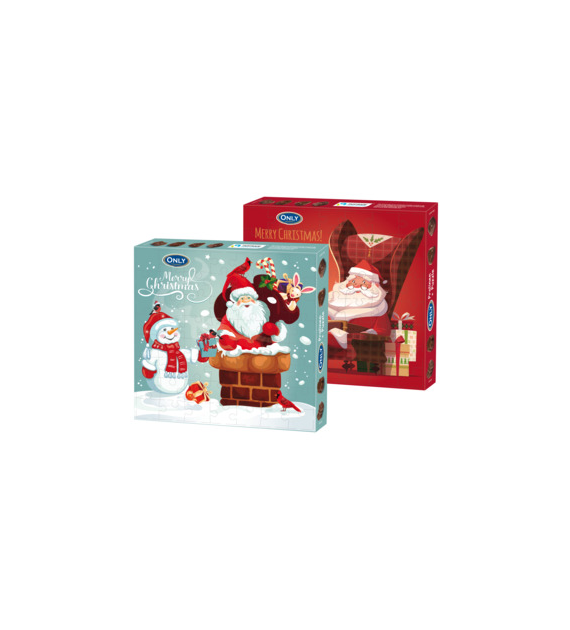 Only Merry Christmas Praliny Mleczne Puzzle 120g