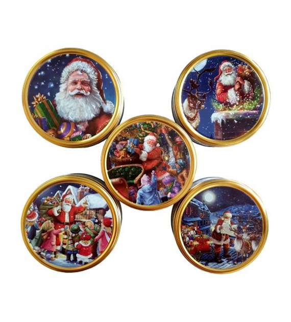 JB Nostalgic Santa Ciastka Puszka 150g