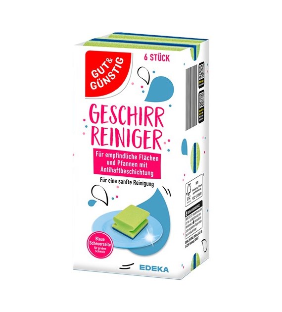 G&G Geschirr Reiniger Gąbki 6szt