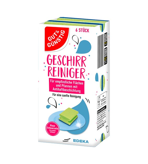G&G Geschirr Reiniger Gąbki 6szt