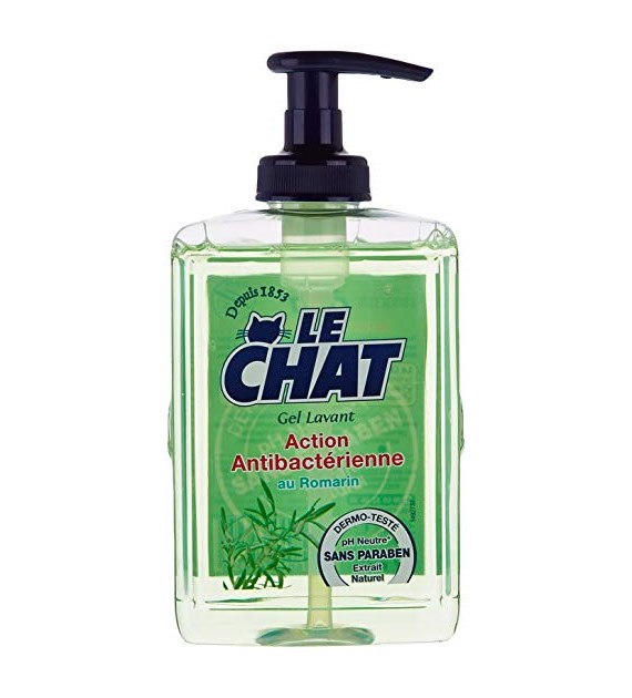 Le Chat Action Antibacterienne Romarin Mydło 300ml