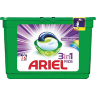 Ariel 3in1 Pods Colour & Style Caps 16p 432g