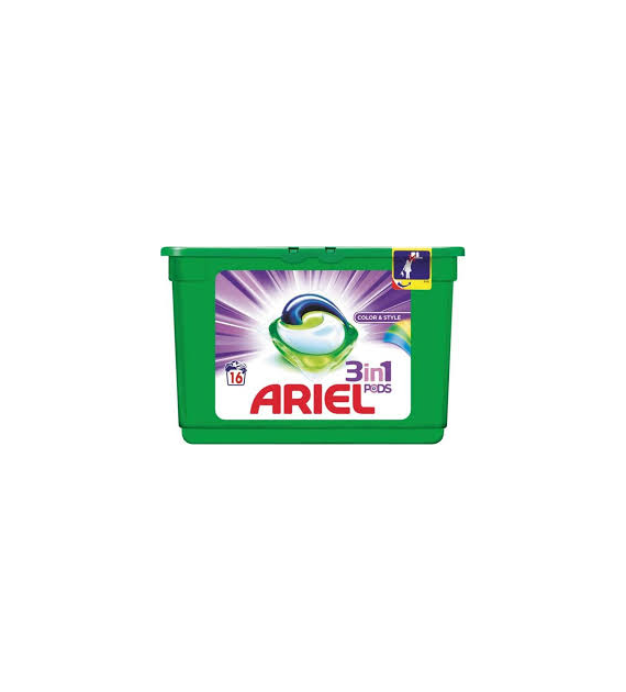 Ariel 3in1 Pods Colour & Style Caps 16p 432g