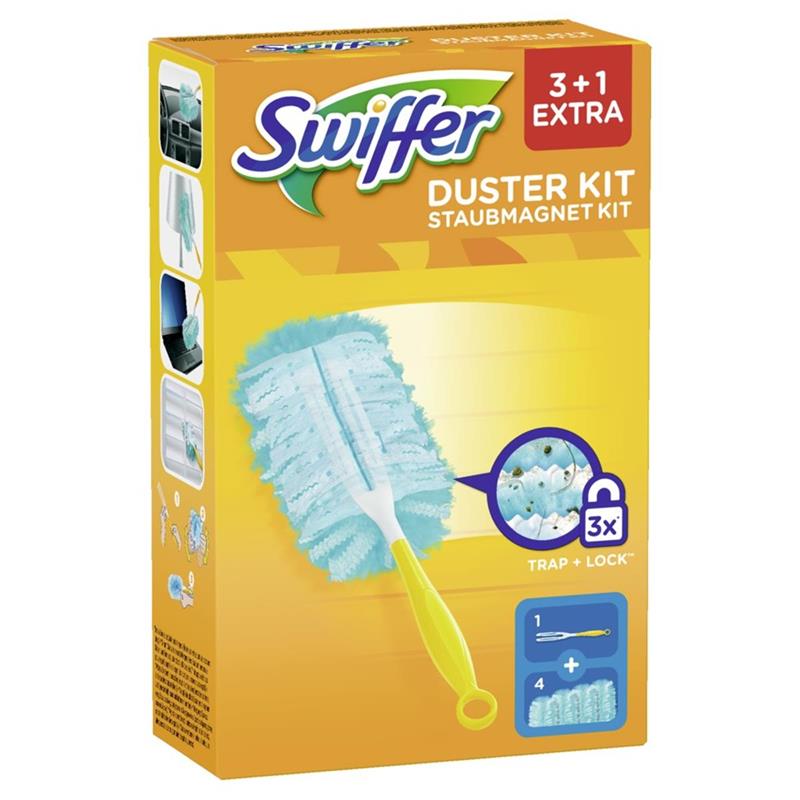 Swiffer Duster Staubmagnet Kit Zestaw 4szt