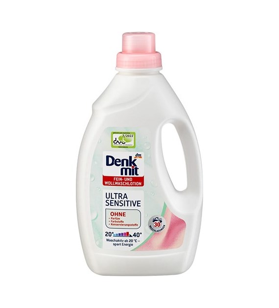 Denkmit Ultra Sensitive Fein & Woll Gel 30p 1,5L