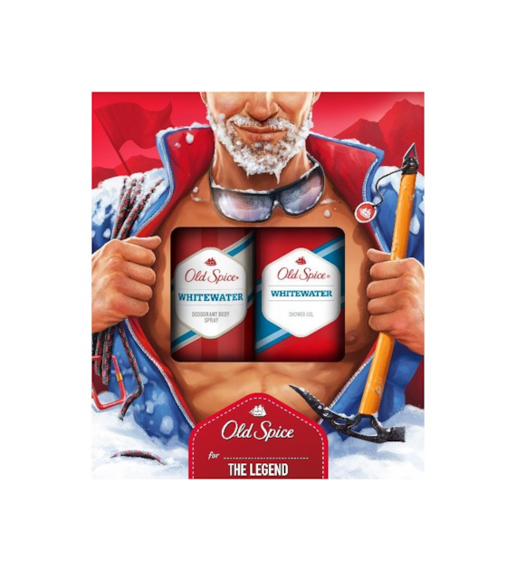 Old Spice Whitewater Deo 150ml + Gel 250ml