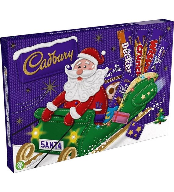 Cadbury Medium Selection Santa 5 Bars 169g