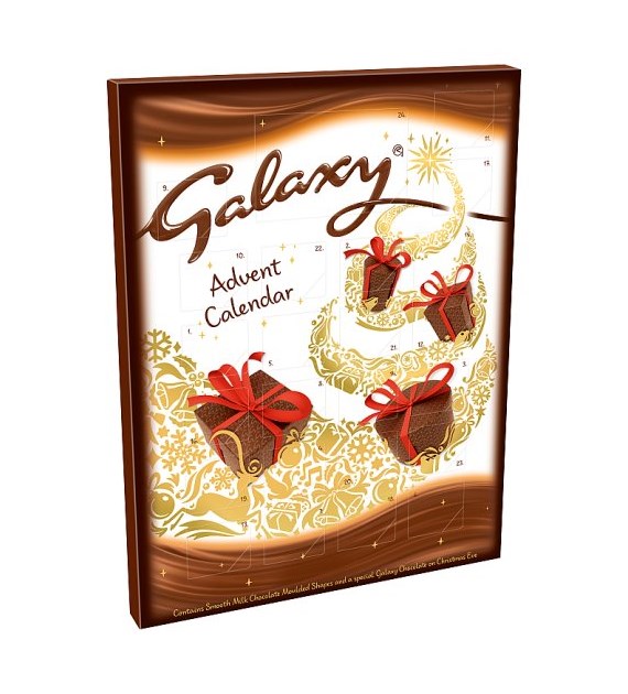 Galaxy Kalendarz Adwentowy 110g