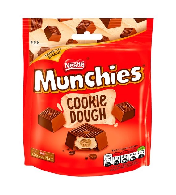 Nestle Munchies Cookie Dough Torebka 101g