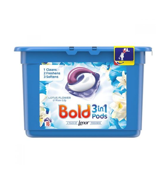 Bold 3in1 Lotus Flower & Water Lily Caps 16p 422g