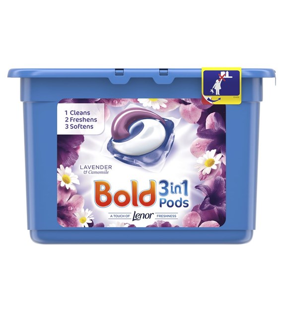 Bold 3in1 Lavender & Camomile Caps 16p 422g