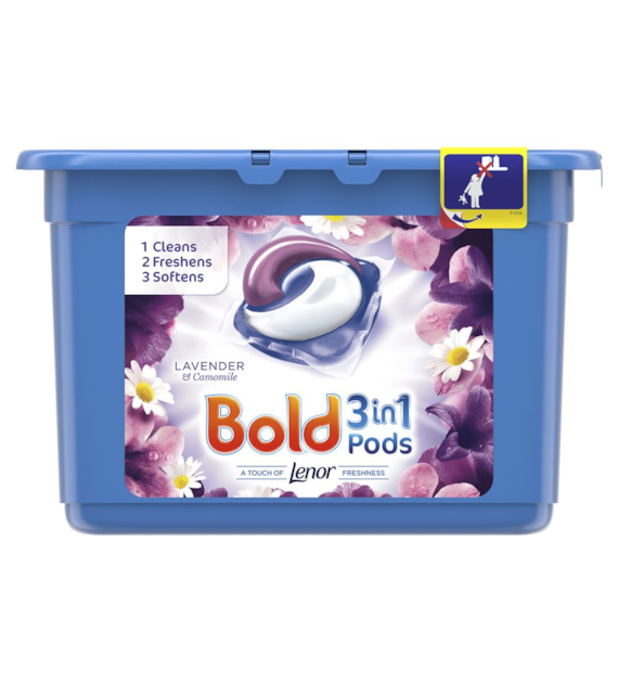 Bold 3in1 Lavender & Camomile Caps 16p 422g