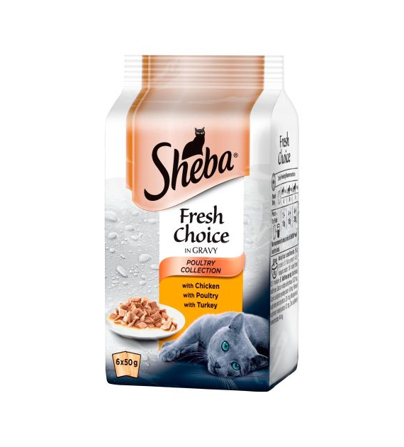 Sheba Fresh Choice Poultry dla Kota 6x50g 300ml