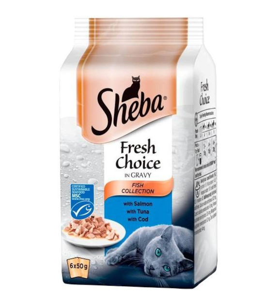Sheba Fresh Choice Fish dla Kota 6x50g 300ml