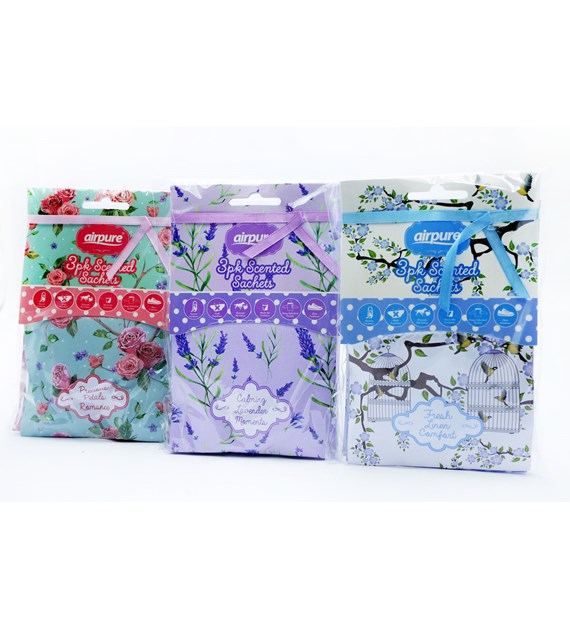 Airpure Vintage Collection Saszetki Zapacho 3x15g