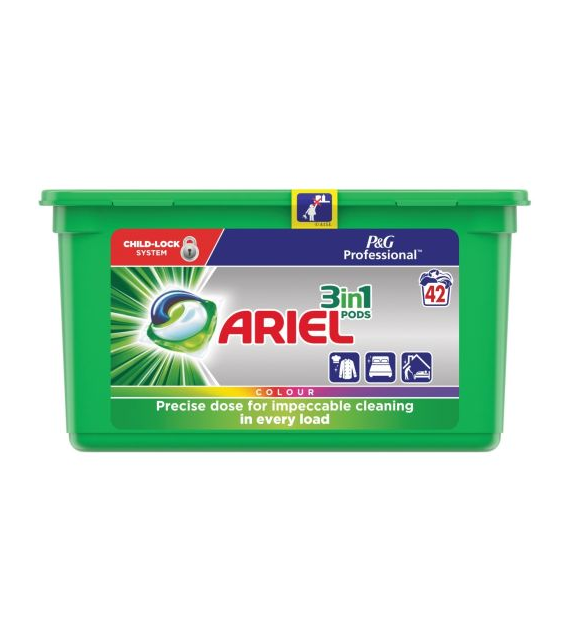 Ariel 3in1 Pods Colour Caps 42p 1,1kg