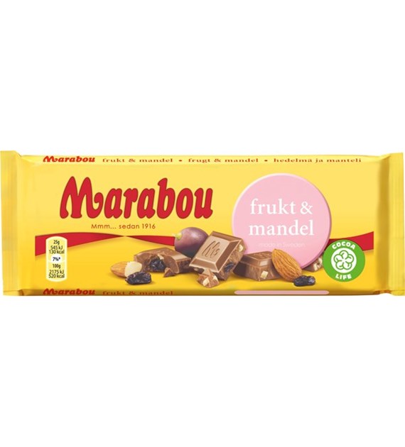 Marabou Frukt Mandel Czekolada 100g