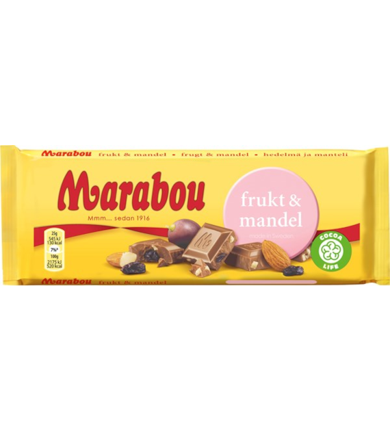 Marabou Frukt Mandel Czekolada 100g