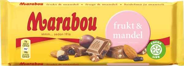 Marabou Frukt Mandel Czekolada 100g