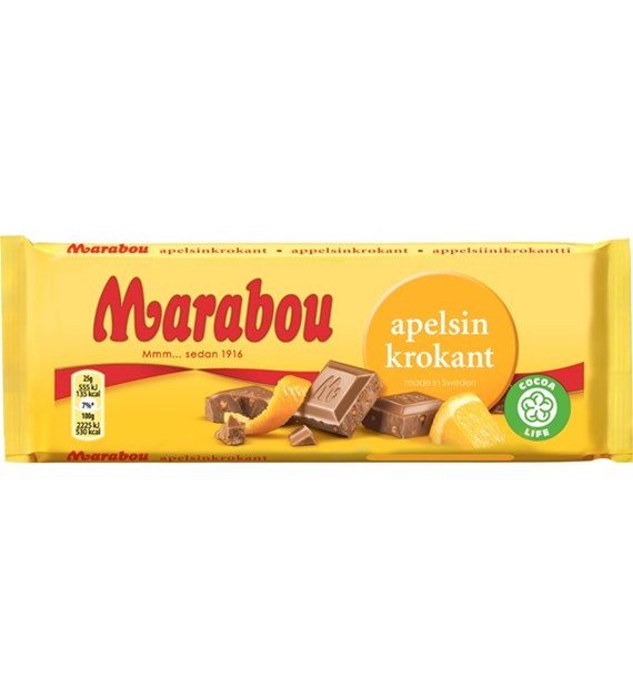 Marabou Apelsin Krokant Czekolada 100g