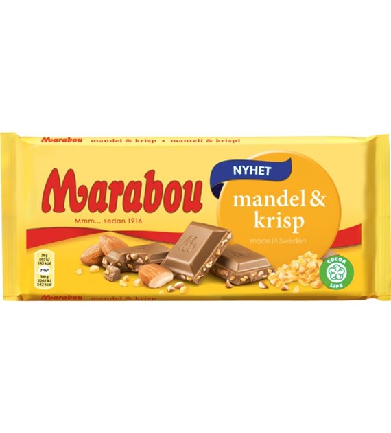 Marabou Mandel Krisp Czekolada 185g