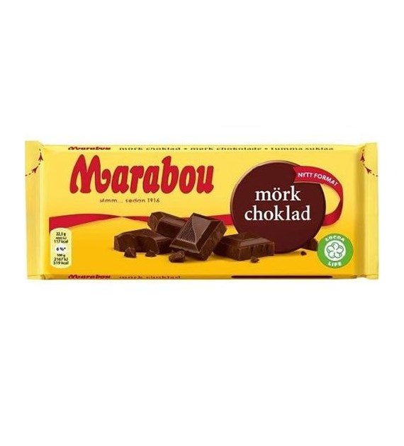 Marabou Mork Choklad Czekolada 180g