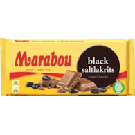 Marabou Black Saltlakrits Czekolada 180g