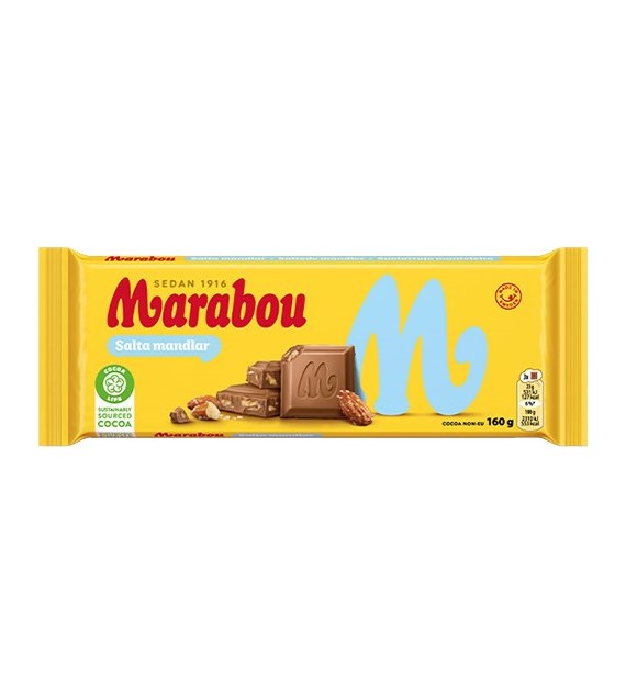 Marabou Salta Mandlar Czekolada 160g