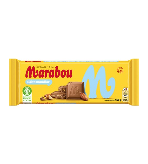 Marabou Salta Mandlar Czekolada 160g