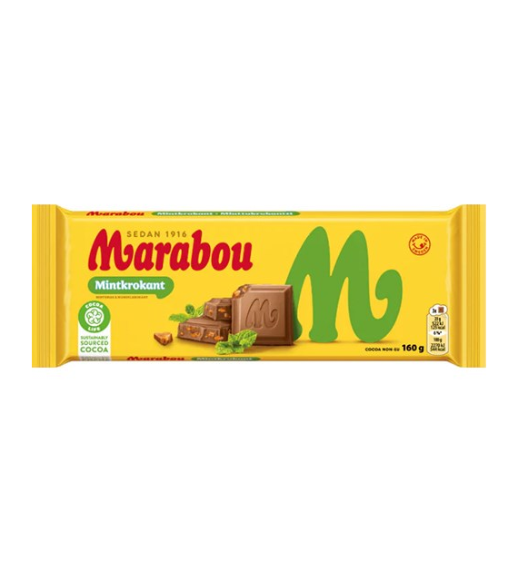 Marabou Mintkrokant Czekolada 160g