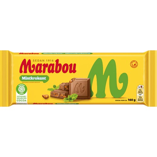 Marabou Mintkrokant Czekolada 160g