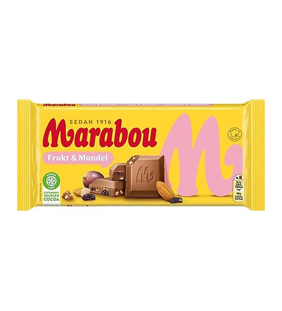 Marabou Frukt Mandel Czekolada 200g