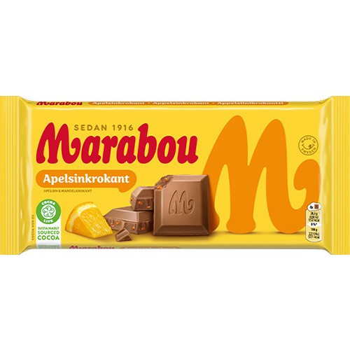 Marabou Apelsinkrokant Czekolada 200g