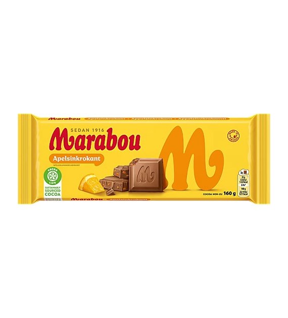 Marabou Apelsinkrokant Czekolada 160g