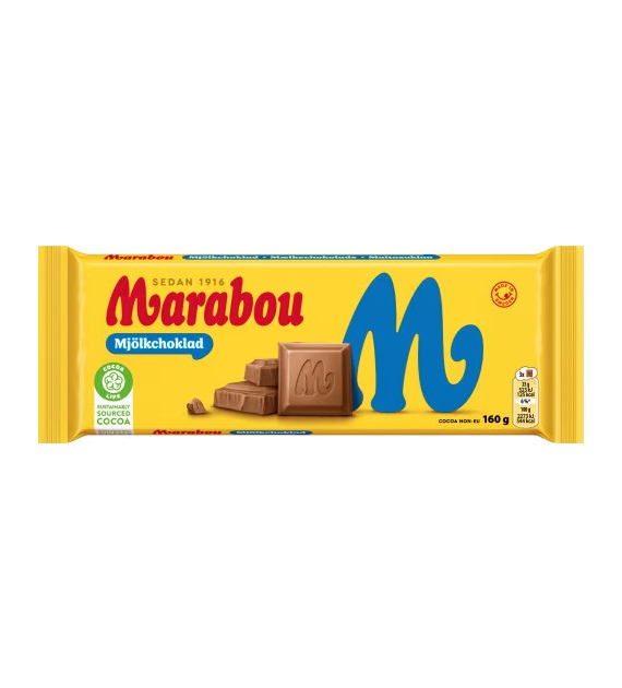 Marabou Mjolkchoklad Czekolada 160g