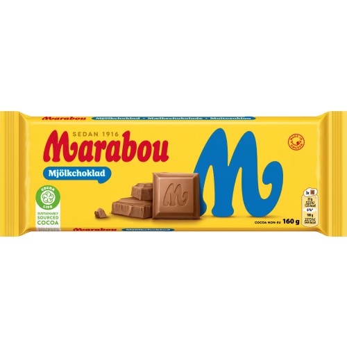 Marabou Mjolkchoklad Czekolada 160g